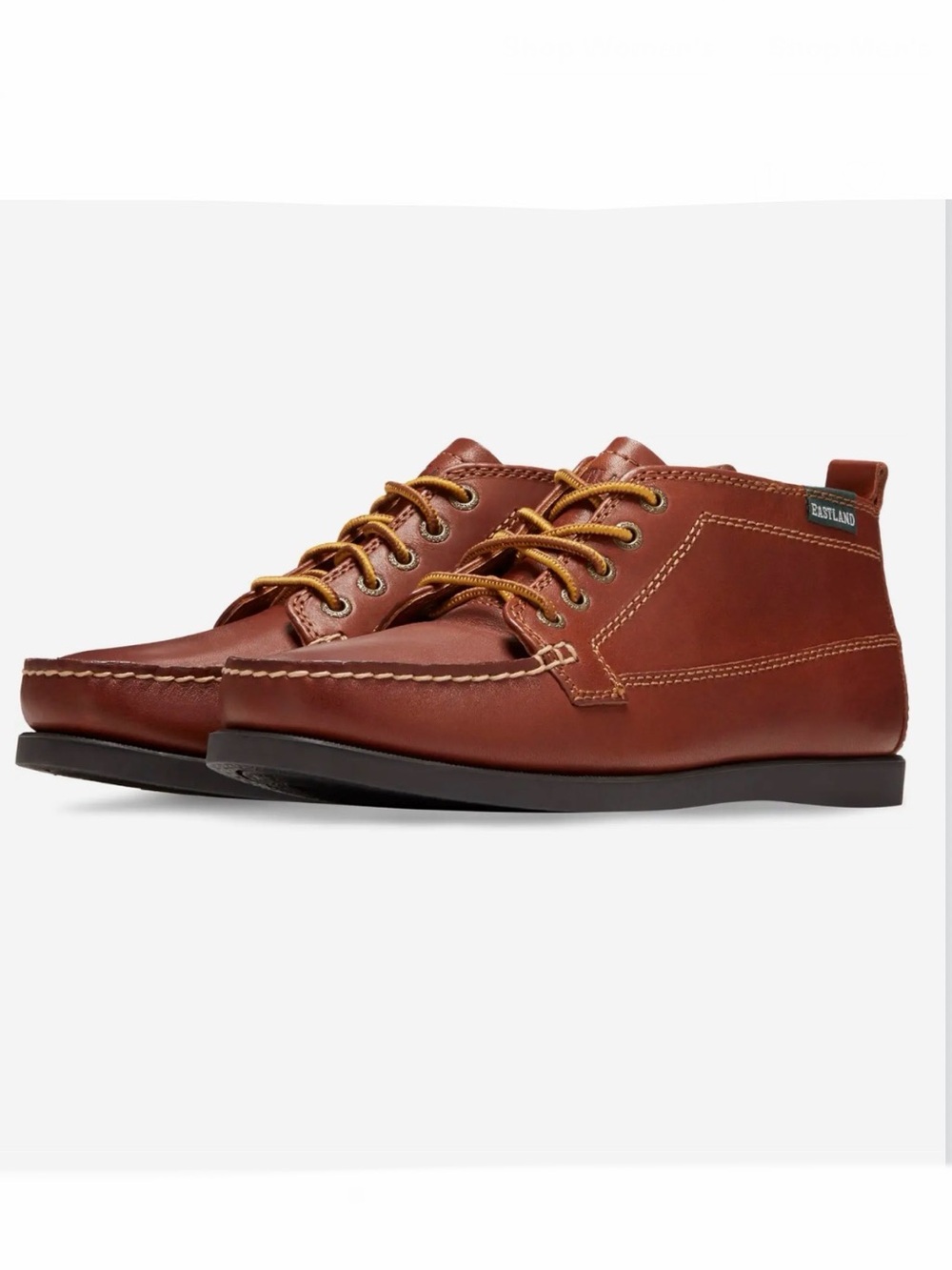 EASTLAND Seneca Bootie Men’s 9.5 Wide New In Box Leather Lace-up